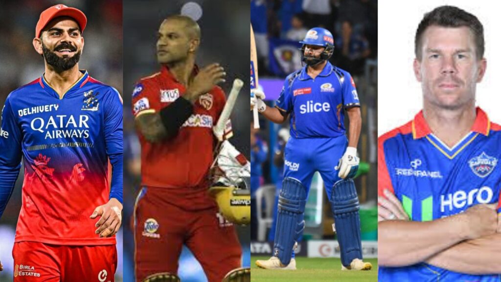 Top 5 batsmen with the most dot balls in IPL – Virat Kohli, Shikhar Dhawan, Rohit Sharma, David Warner, and Robin Uthappa with career stats